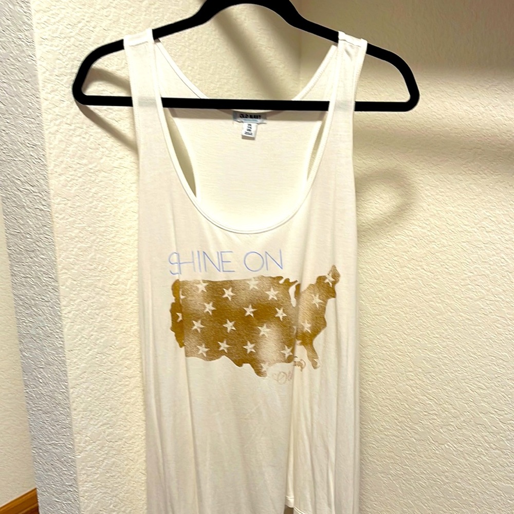 Old navy shine on racer back tank top